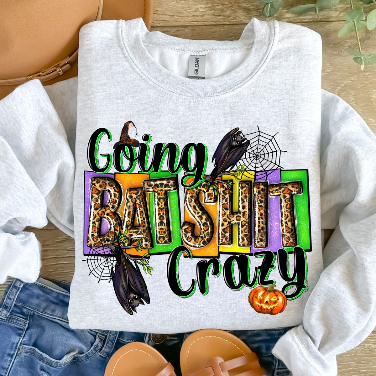 Going Bat Shit Crazy-38448-DTF transfer