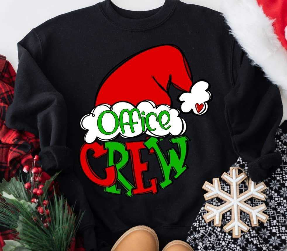 Office crew Santa hat (S&G) 70382 DTF transfer