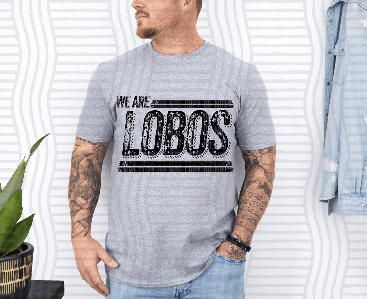 We Are Lobos Game Day Grit (Caplinger) DTF transfer