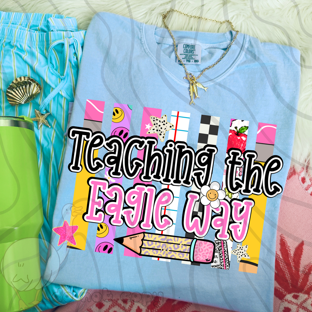 Teaching the eagle way school stripes (DKD) DTF Transfer