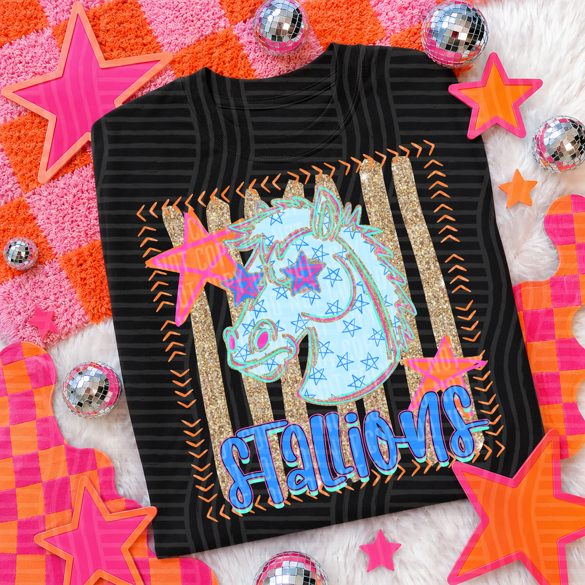 stallions candy pop (caplinger) DTF transfer