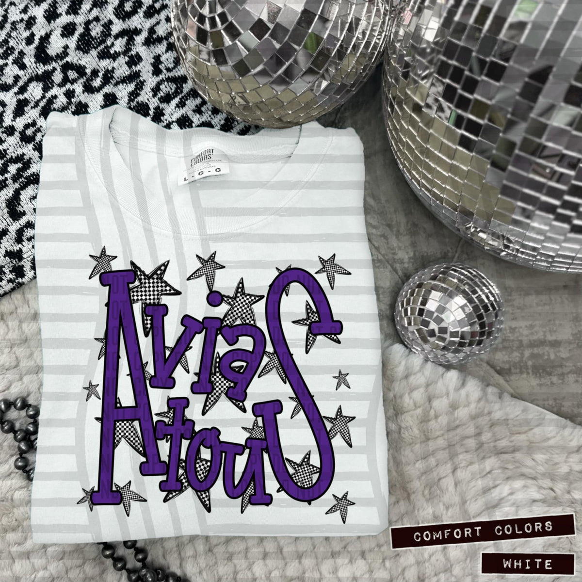 Purple Staggered Mascots (Caplinger)