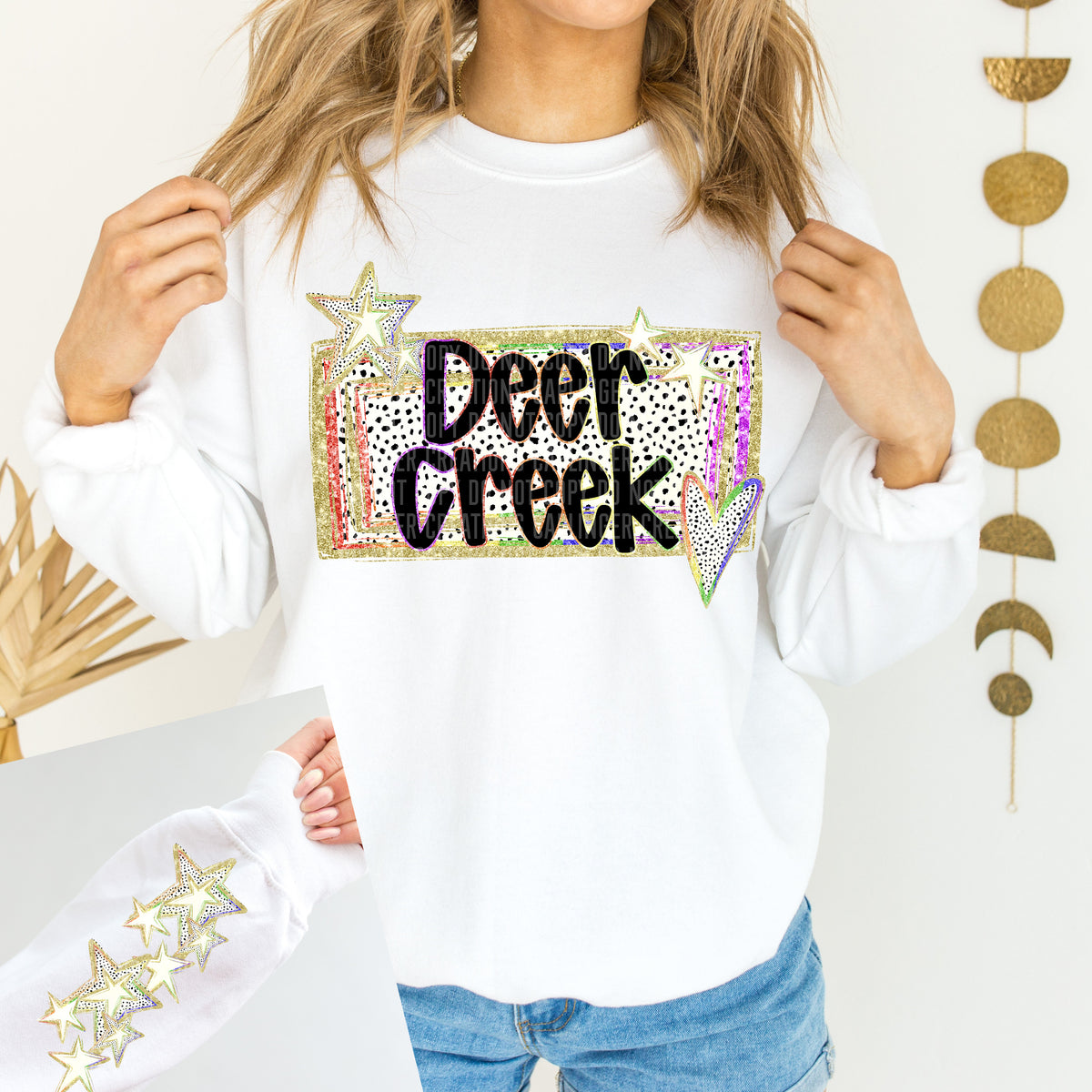 Deer creeks dalmatian rainbow (Caplinger) 87912 DTF transfer