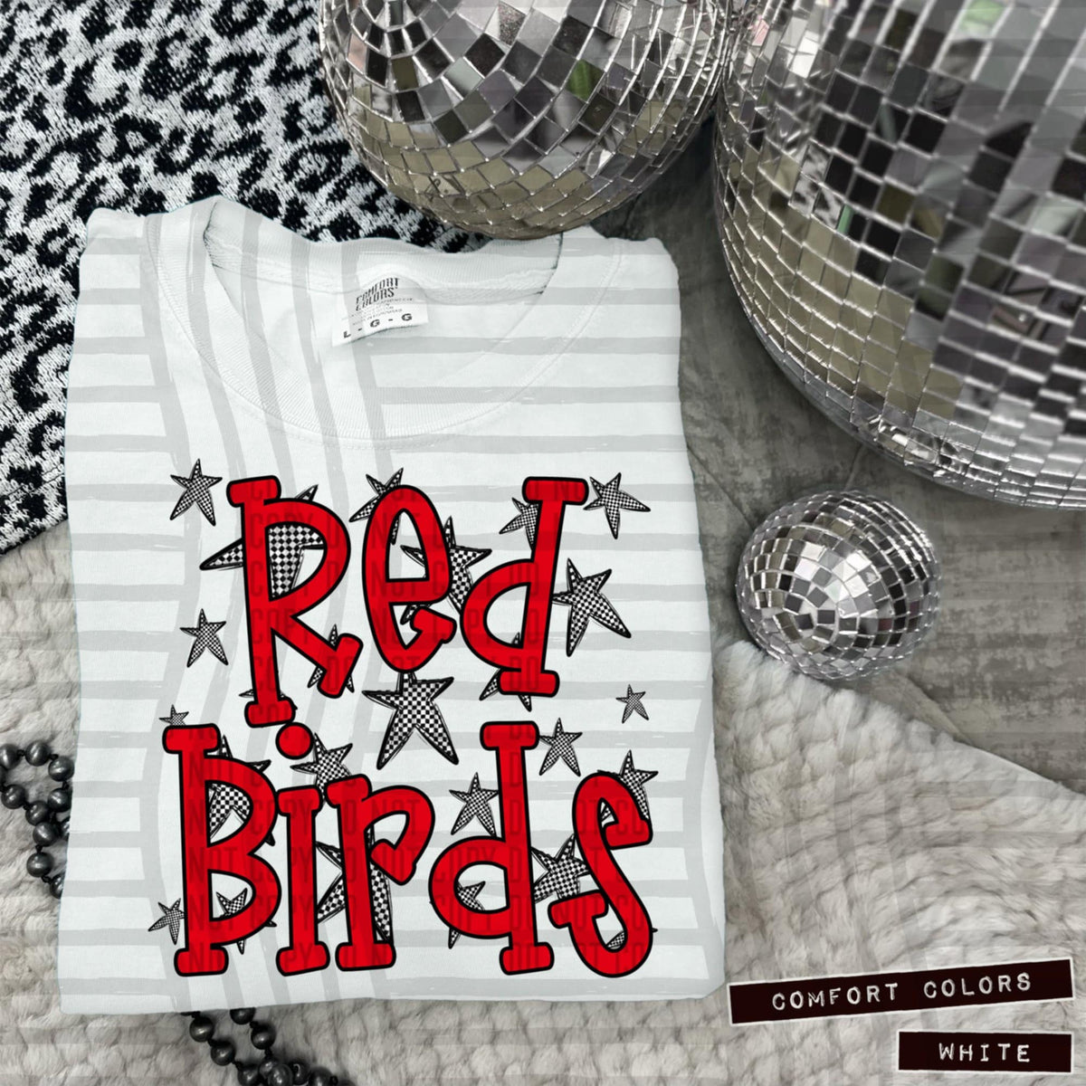 Red Staggered Mascots (Caplinger)