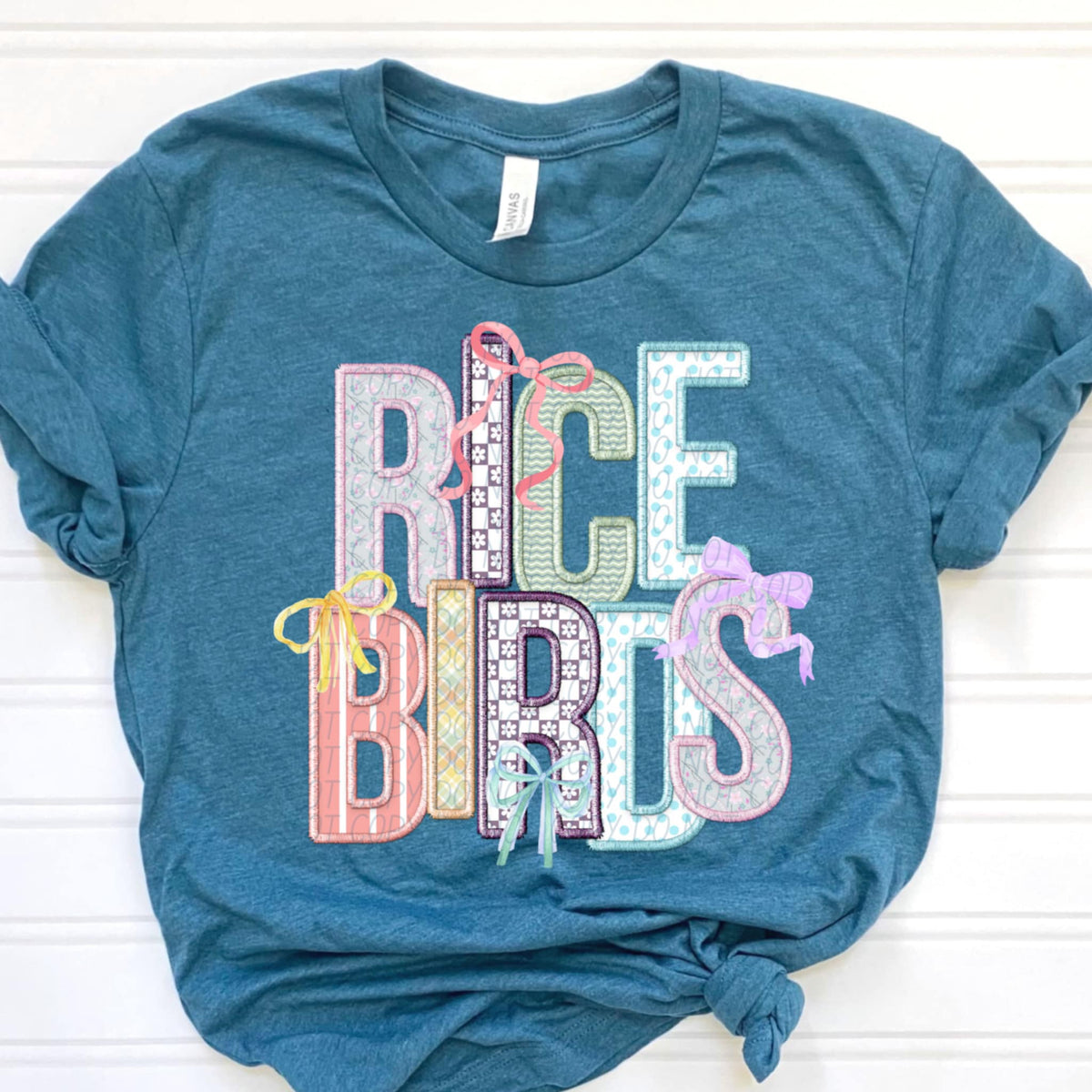 Ricebirds Spring Bow Mascots (CITY) 97179 DTF transfer