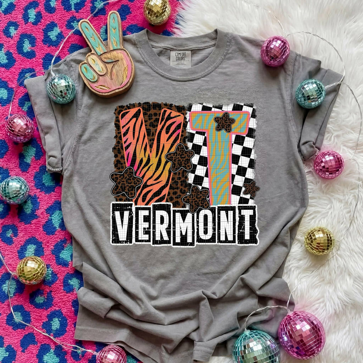 Vermont Animal Print State (C’s) DTF Transfer (Copy)