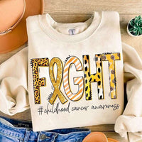 Fight #childhood cancer awareness 64958 DTF transfer