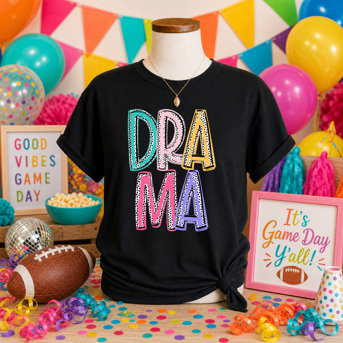 Drama Dixie Dot (S&G) DTF transfer
