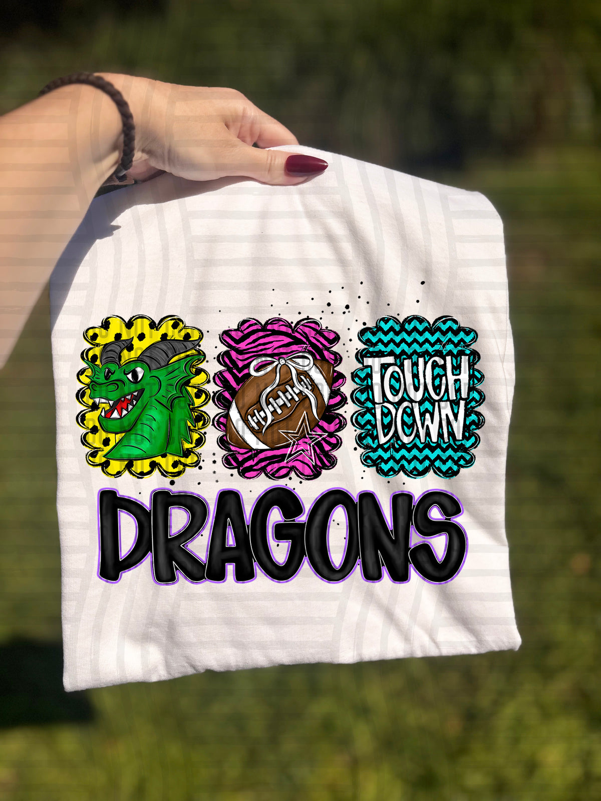 Dragons Preppy Bright Trio (Caplinger) 113077 DTF transfer
