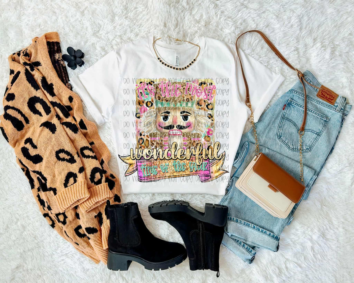 Wonderful Time of the year Nutcracker SSD DTF Transfer