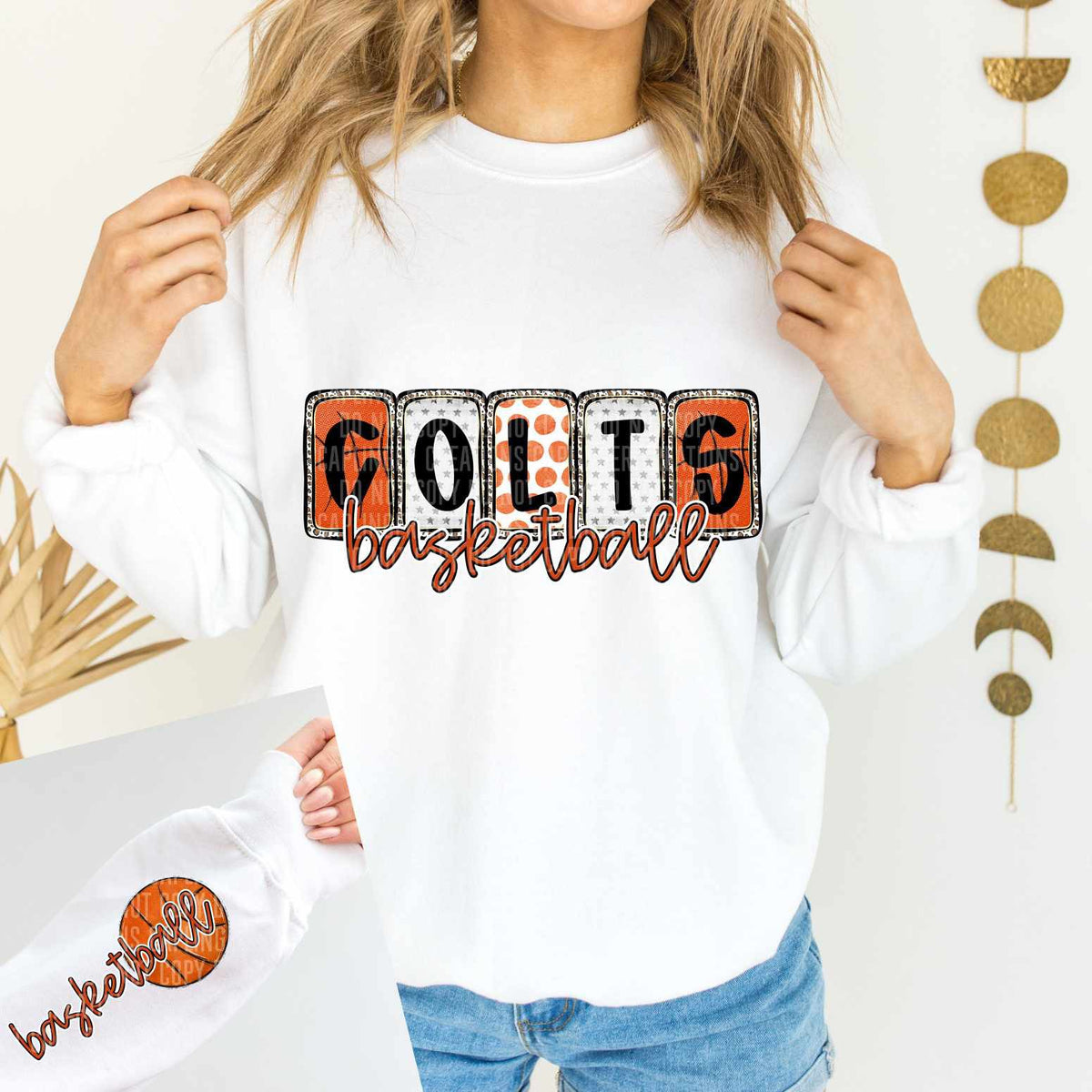 Colts Basketball FRONT (Caplinger) 82881 DTF transfer