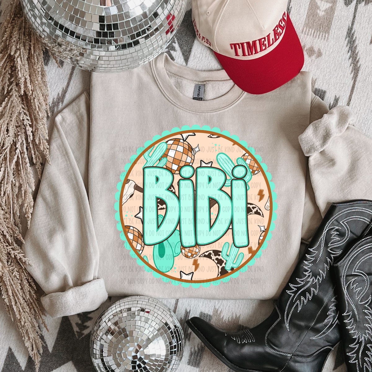BIBI *Teal (Kayndi) 72799 DTF transfer