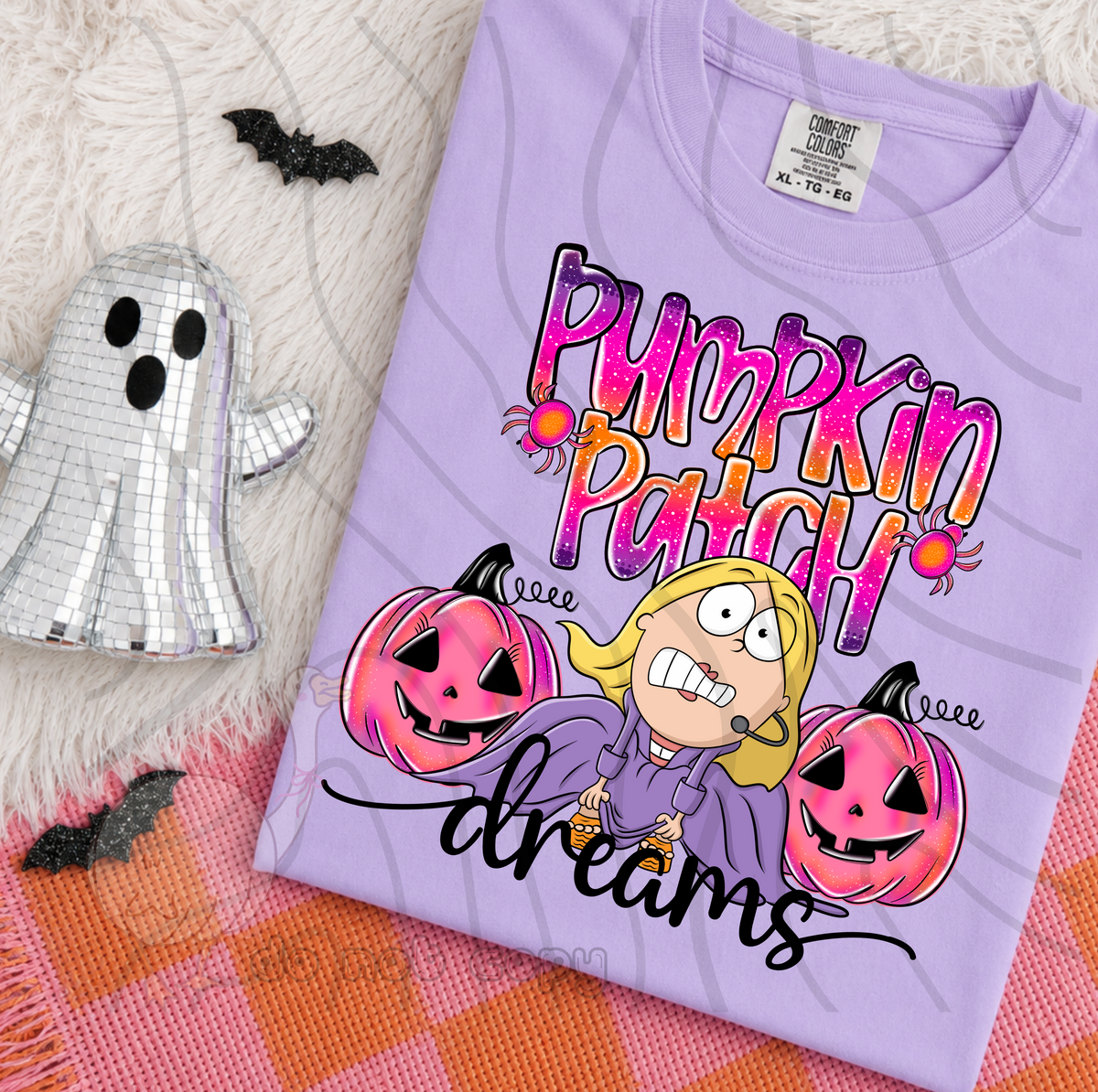 Pumpkin patch dreams blonde DTF Transfer