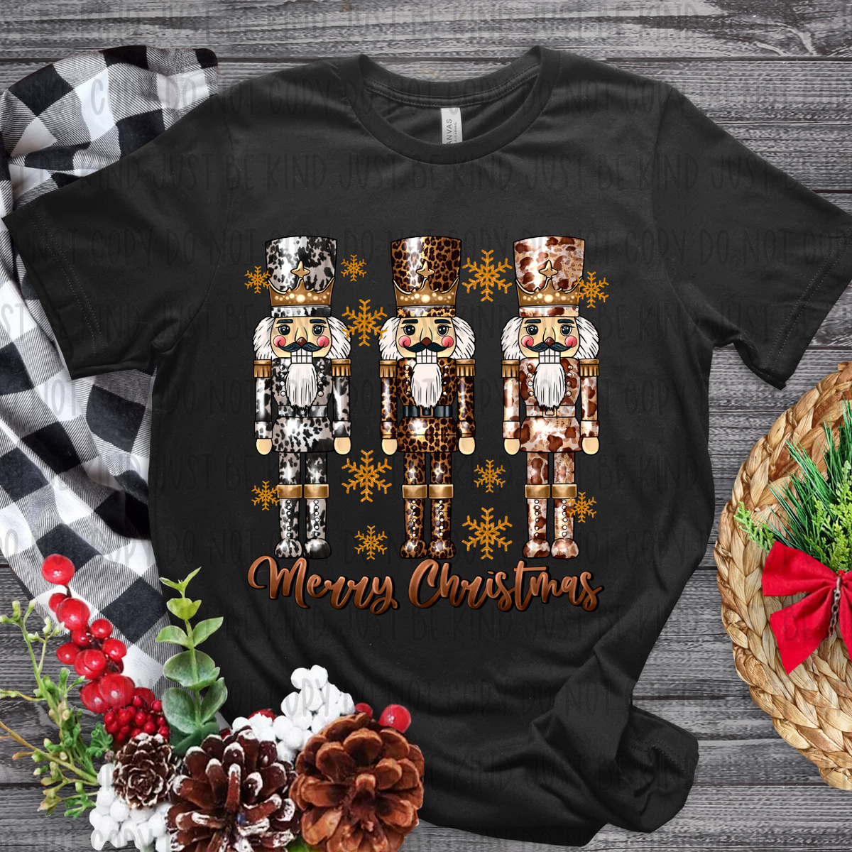 Leopard & Cowhide Nutcrackers (RD) 72273 DTF Transfer