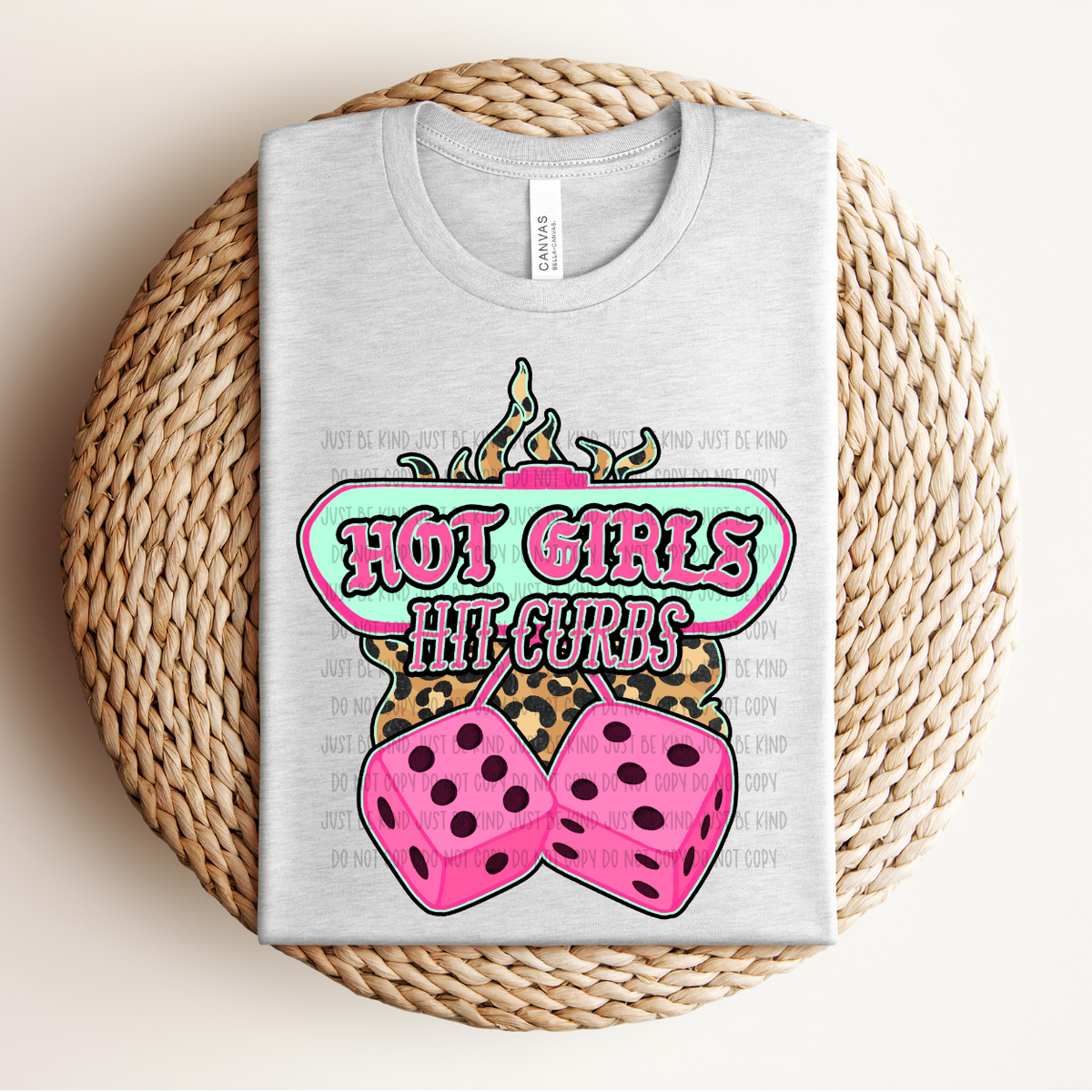 Hot Girls Hit Cubrs pink (Kayndi) 83931 DTF Transfer