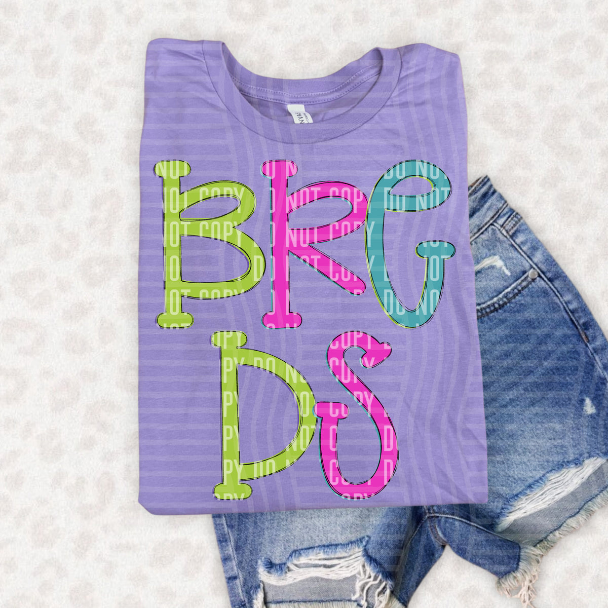 Breds Rainbow Bold Mascot (Caplinger) DTF Transfer