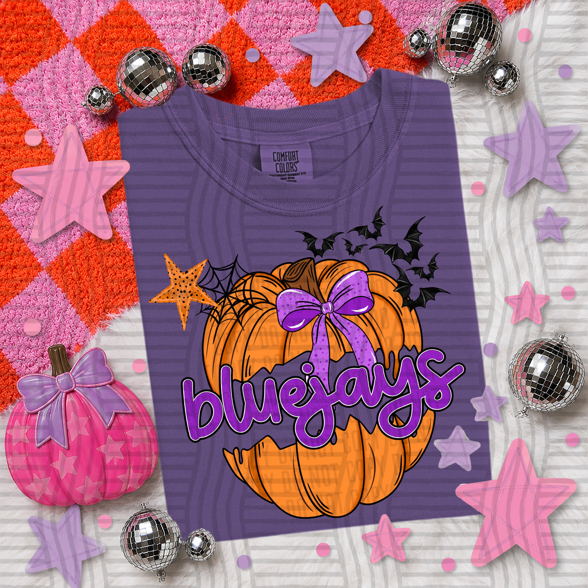 bluejays pumpkin pop (Caplinger) DTF transfer