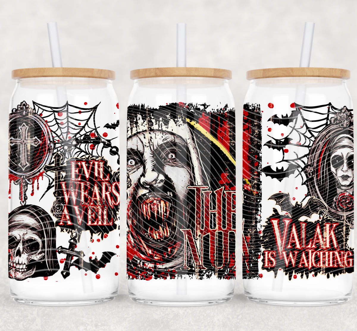 Evil wears a veil (AG) UV DTF WRAP