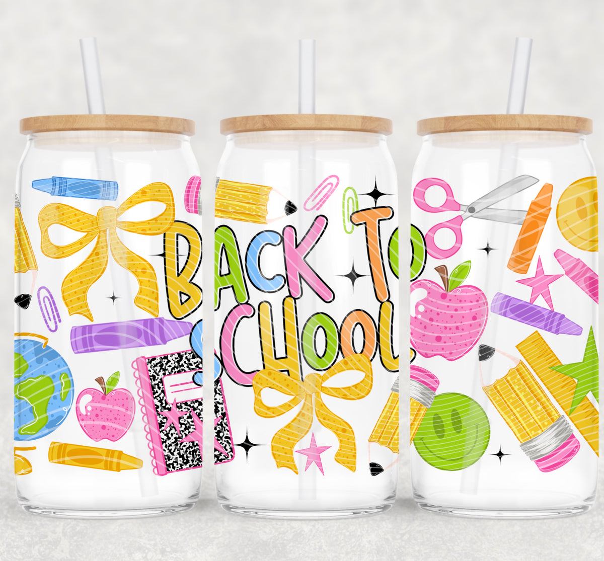 Back to school (AG) UV DTF WRAP