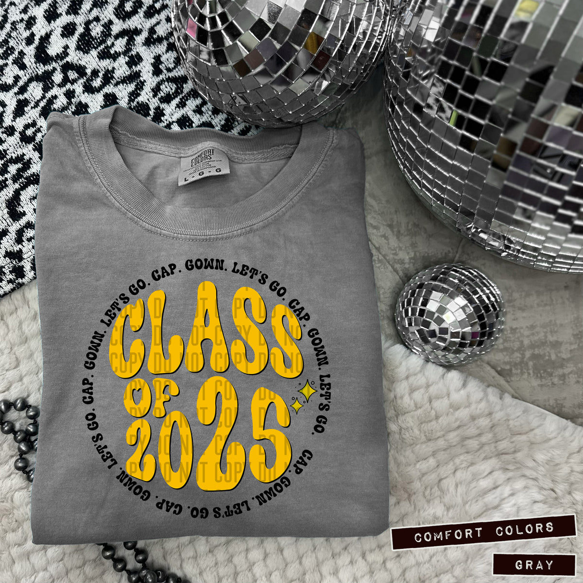 Class of 2025 Yellow (Caplinger) DTF transfer