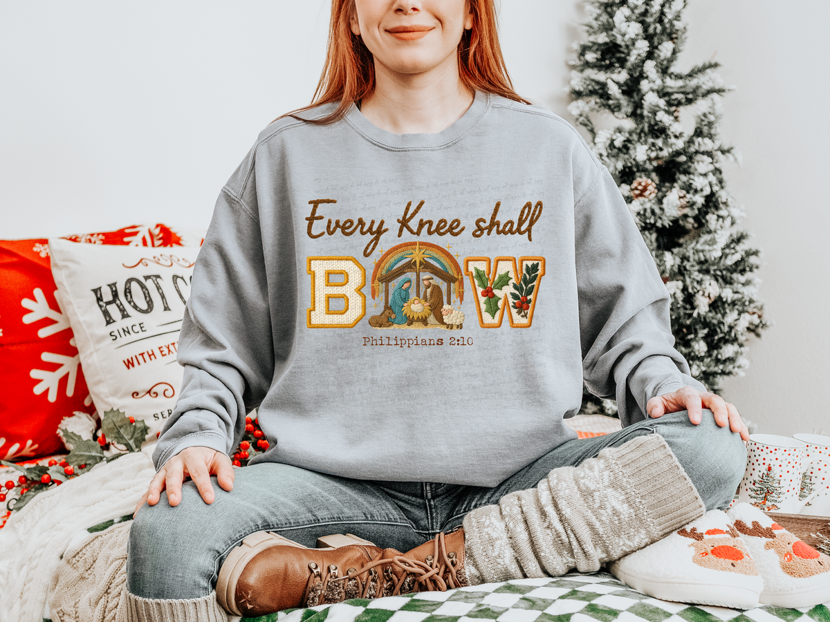 Every Knee Shall Bow Philippians 2:10 117336 DTF Transfer