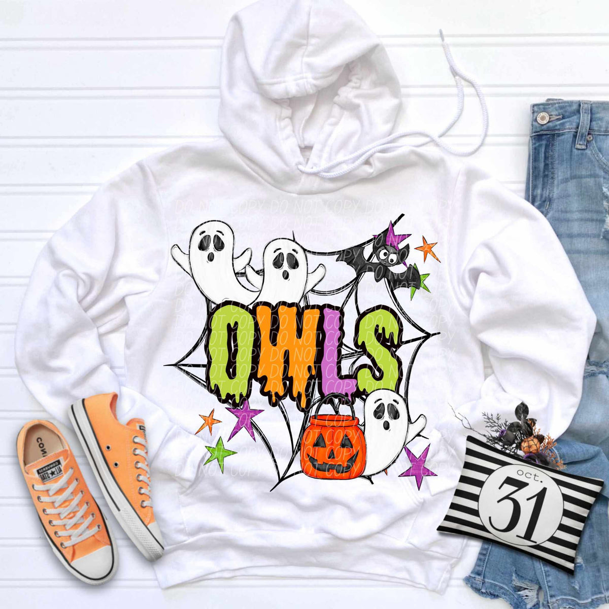 Owls Halloween (City) DTF transfer