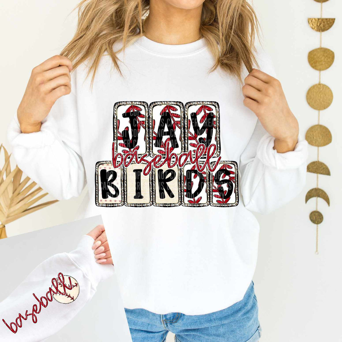 Jay birds Baseball FRONT (caplinger) 82620 DTF transfer
