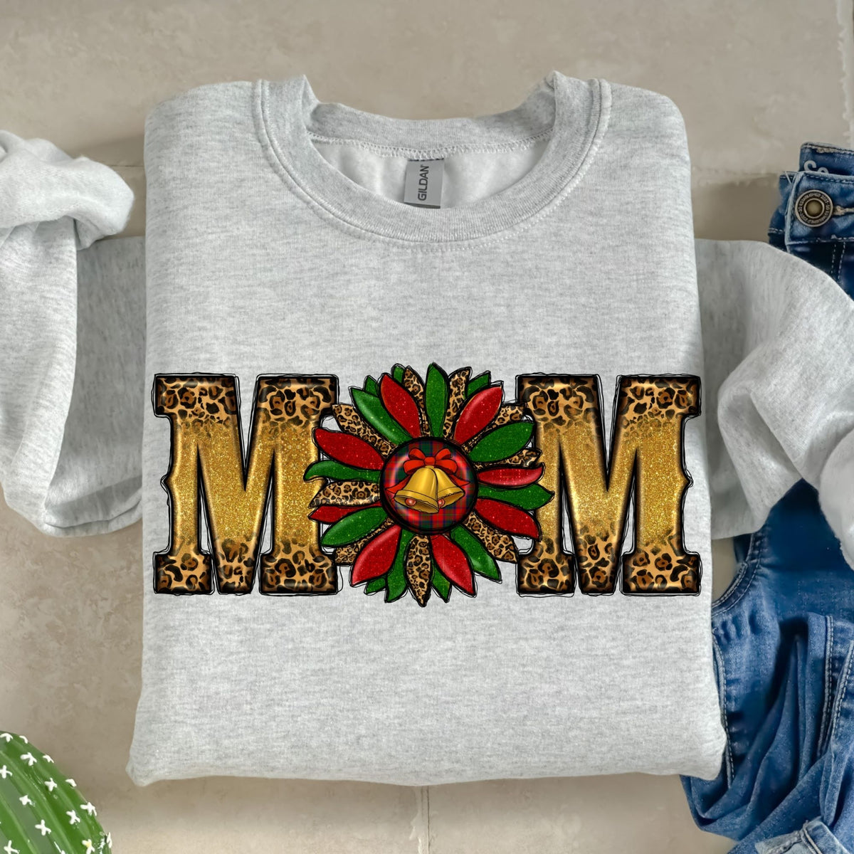 Christmas Mom-38574-DTF transfer
