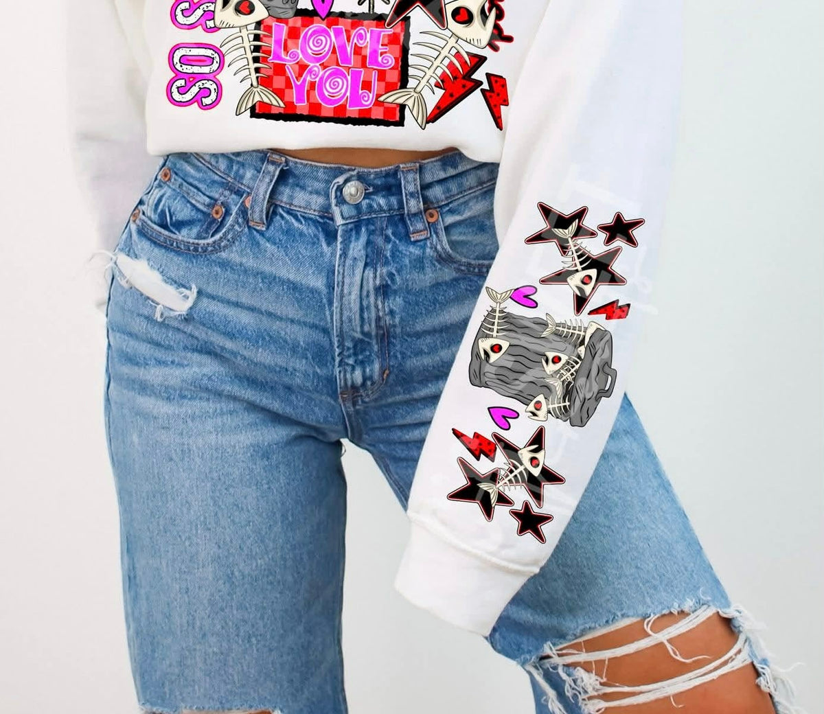 So Sweet XO (SET OF TWO SLEEVES) (c’s) DTF transfer