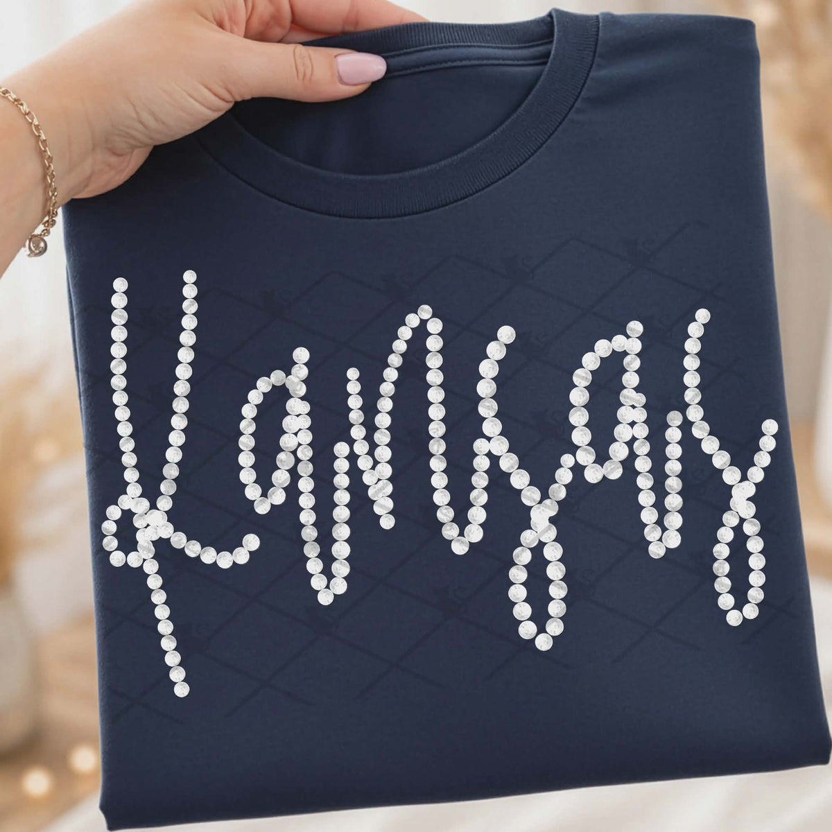 Kansas faux beads (TTD) DTF Transfer