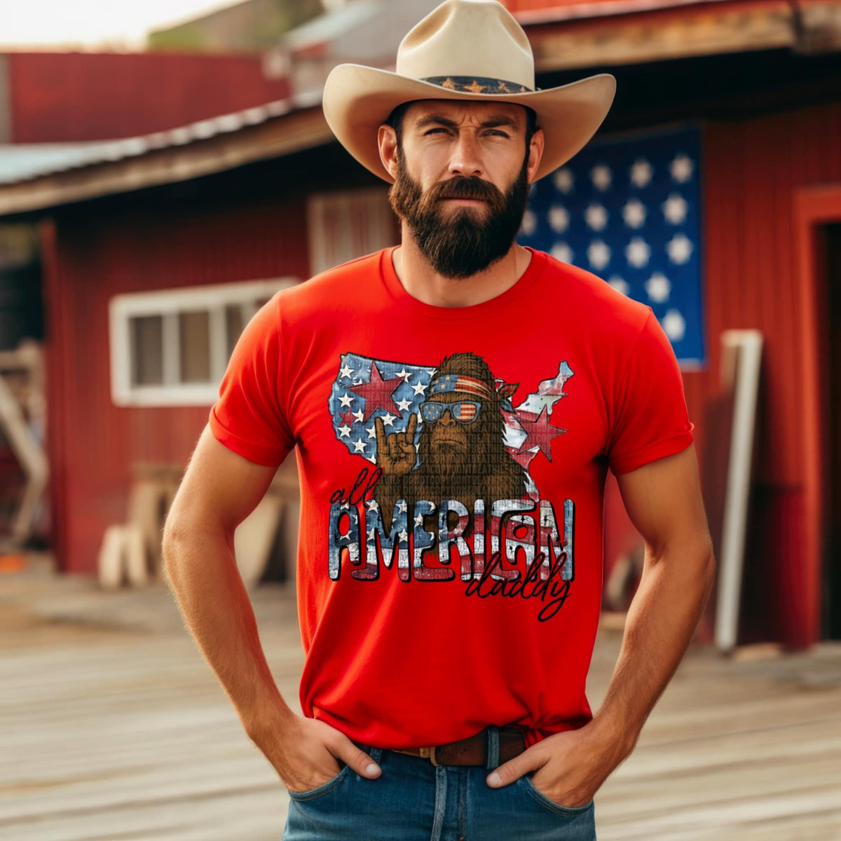 All American daddy (SDD) 97675 DTF transfer