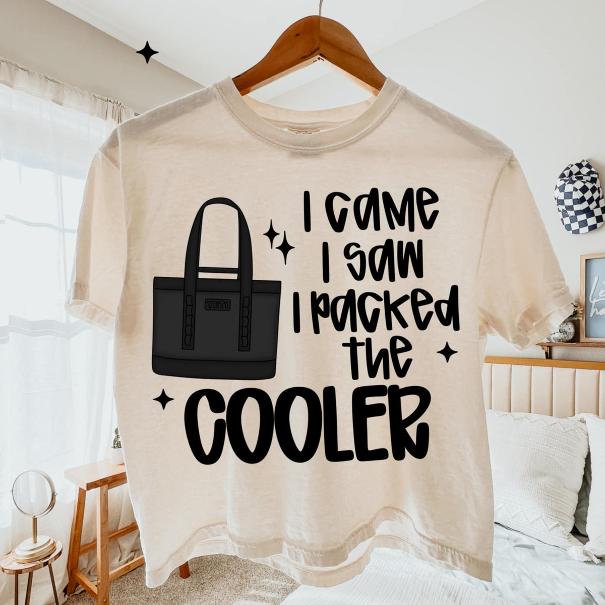 I came I saw I packed the cooler BLACK CMD DTF transfer