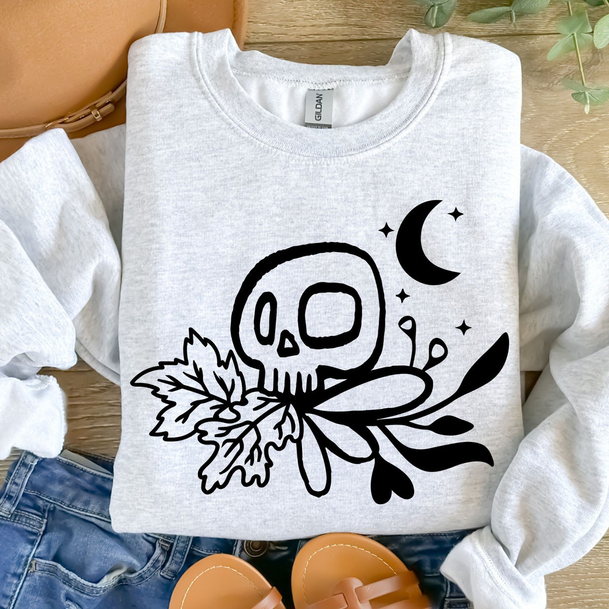 Skull Black-38461-DTF transfer