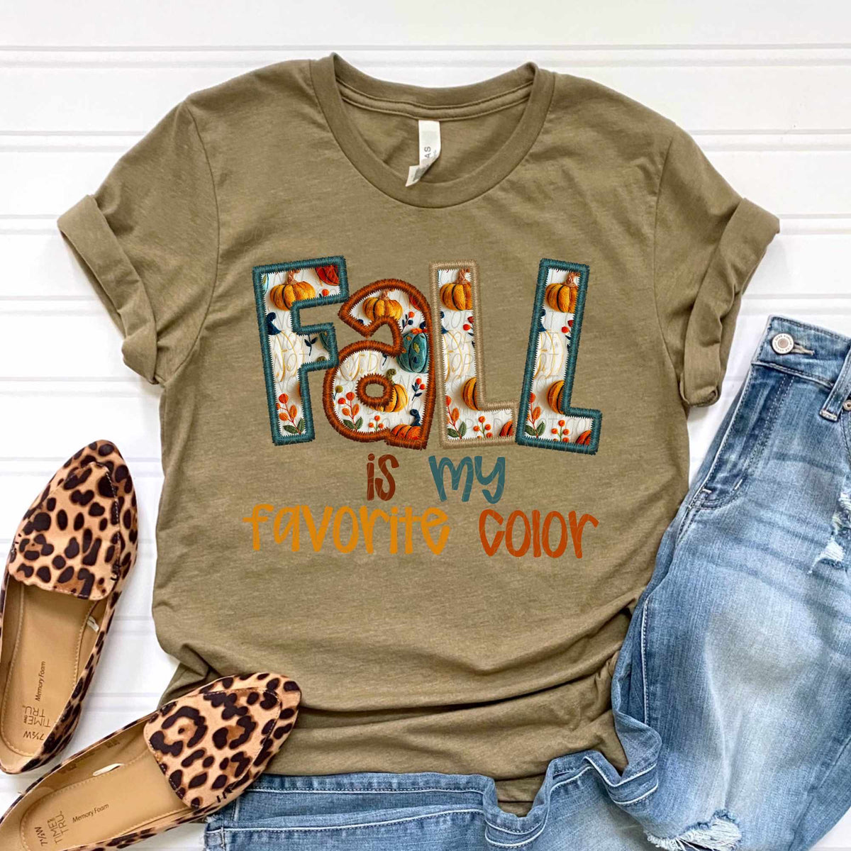 Fall is my favorite color bold font (CITY) 62340 DTF transfer