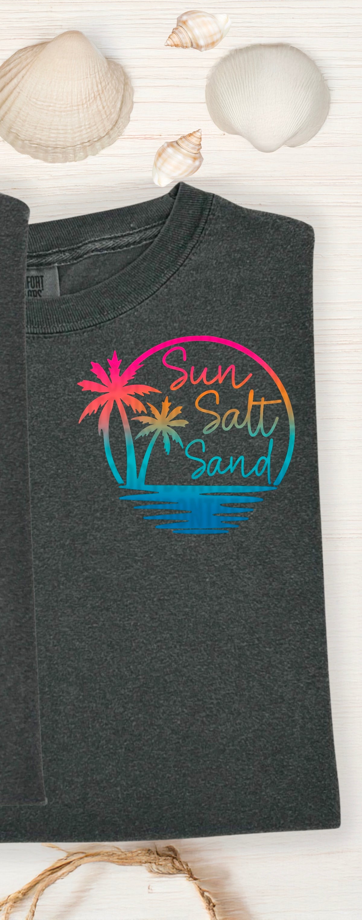 Sun salt sand pocket 100127 DTF transfer