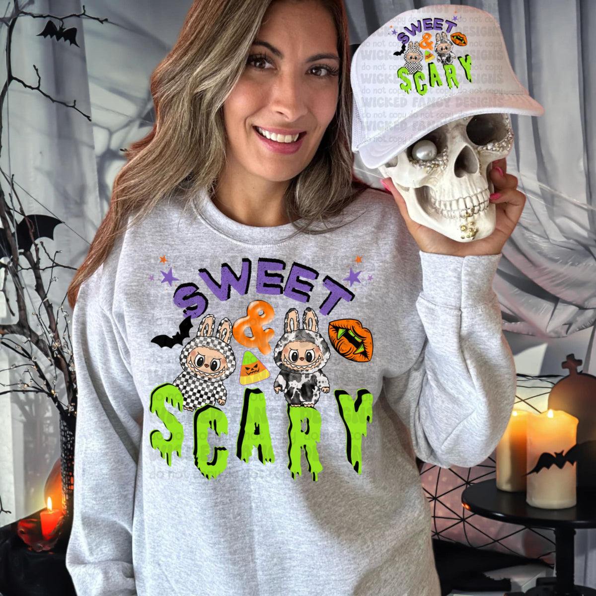 Sweet & scary 107994 DTF transfer