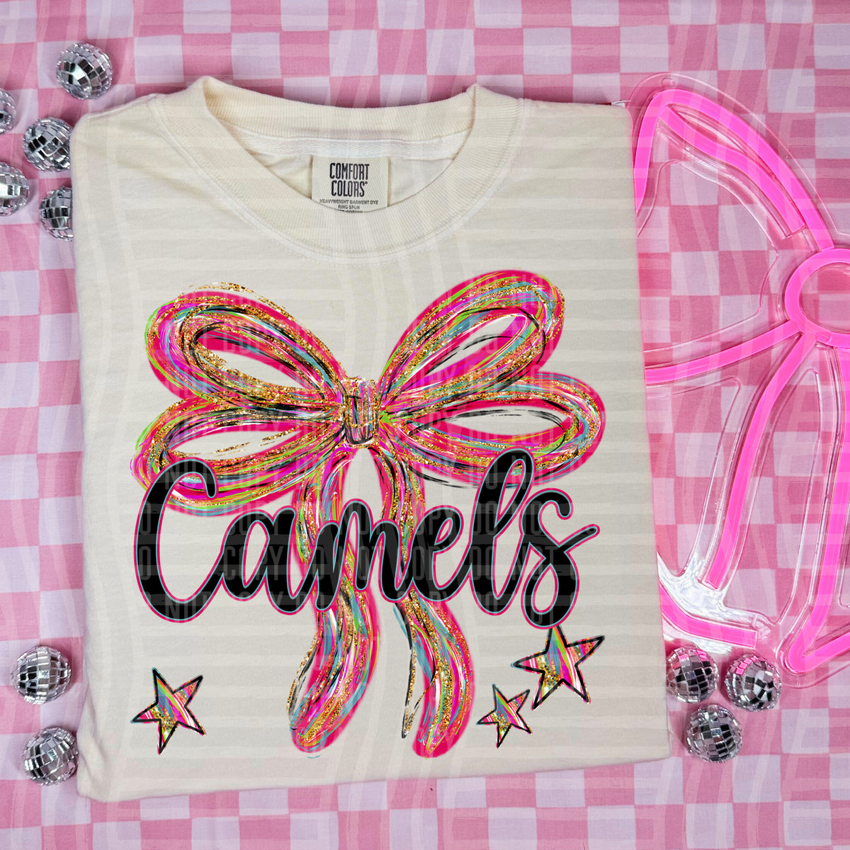 Camels Whimsical Bow (caplinger) DTF transfer