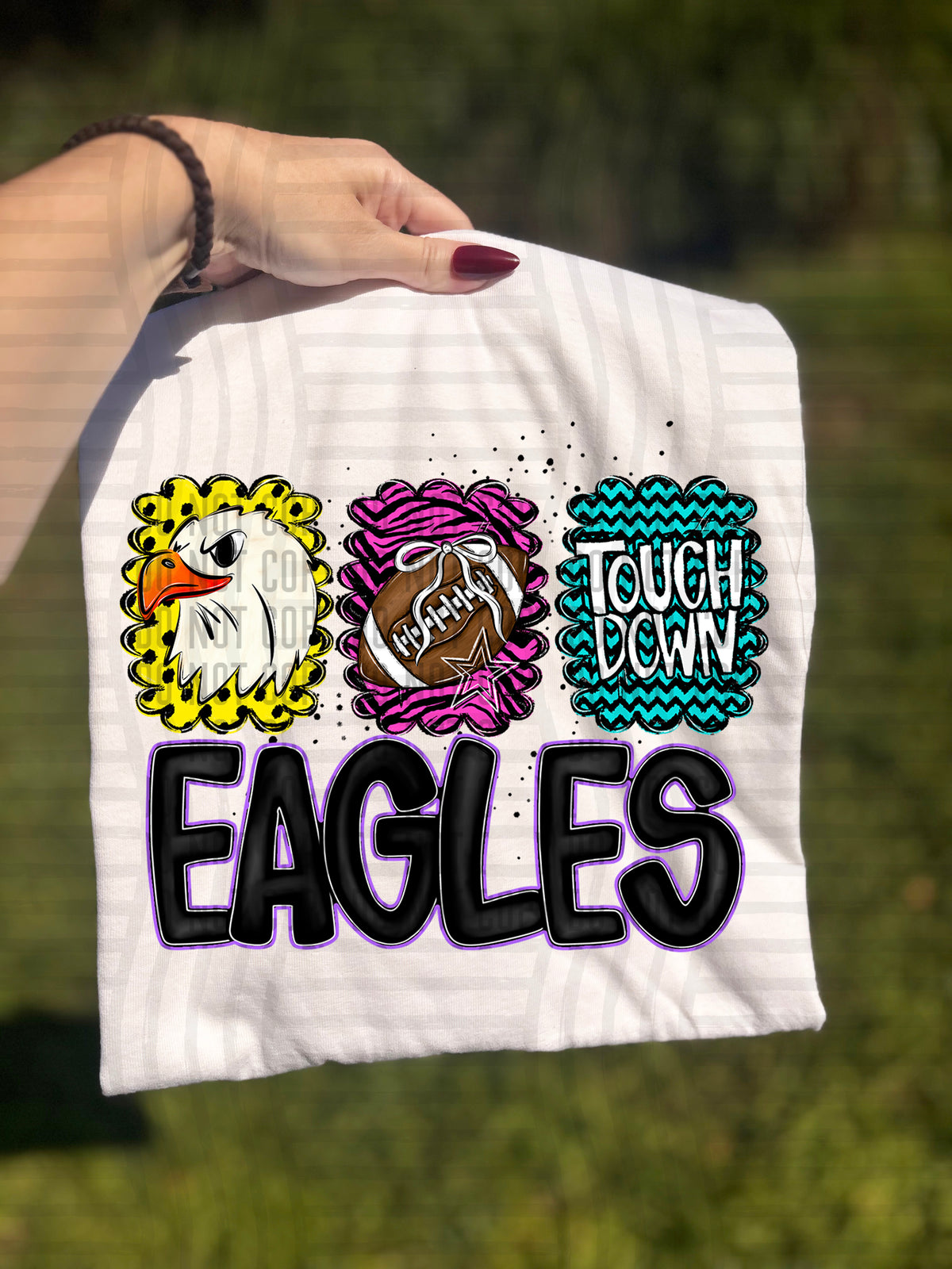 Eagles Preppy Bright Trio (Caplinger) 113078 DTF transfer
