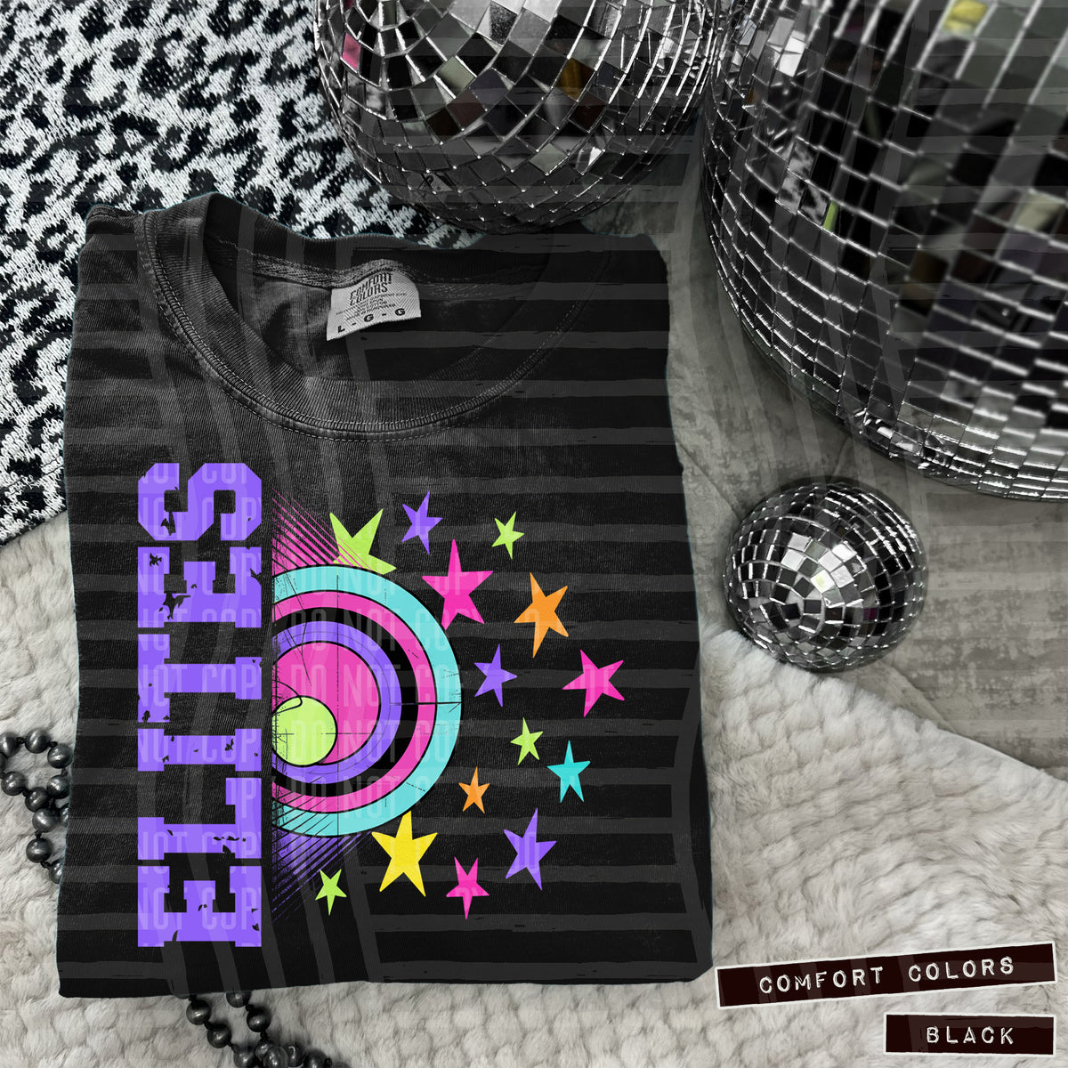 Elites Rainbow Retro (Caplinger) DTF transfer