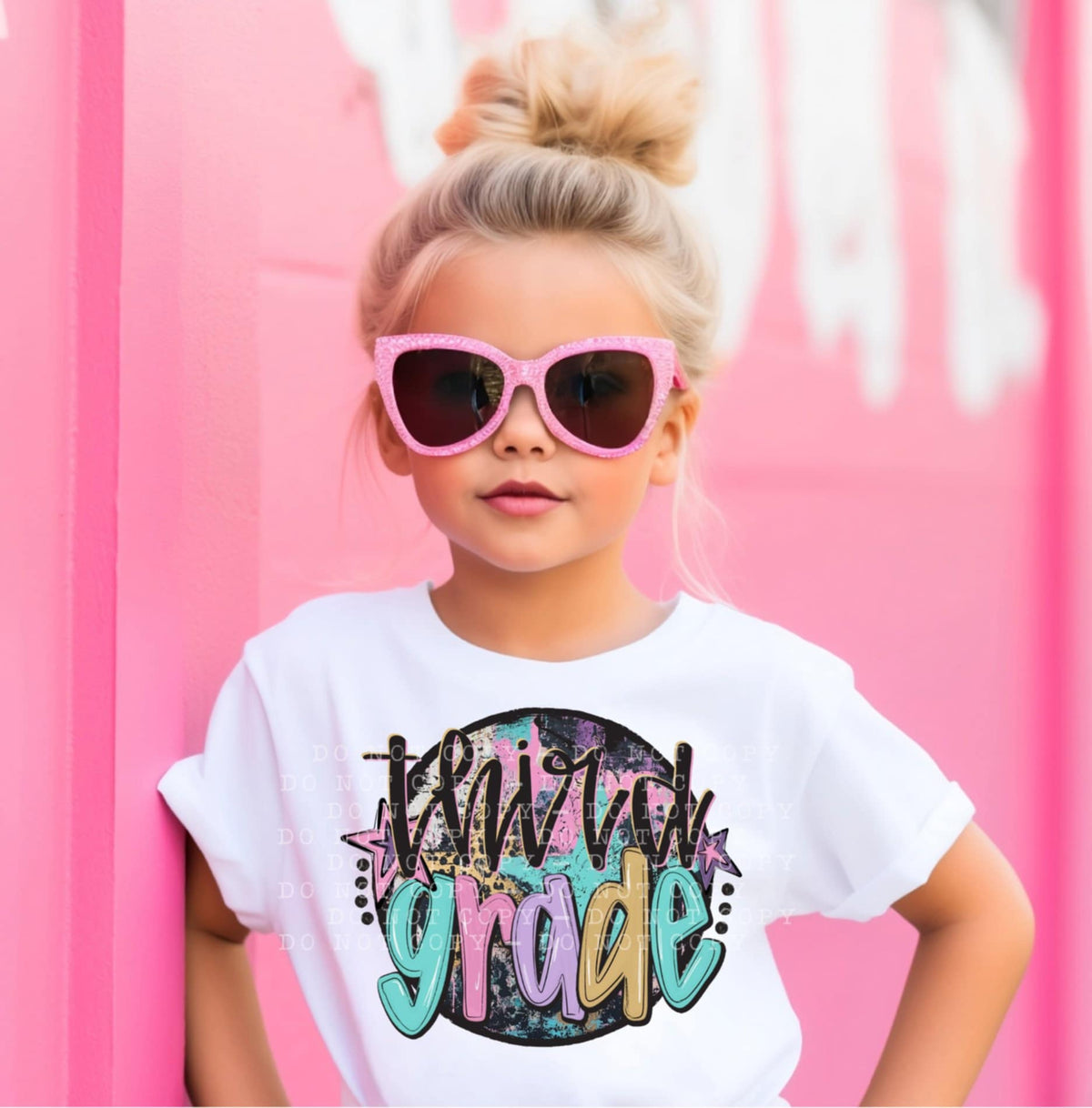 Third grade circle (Bellab) 107334 DTF transfer