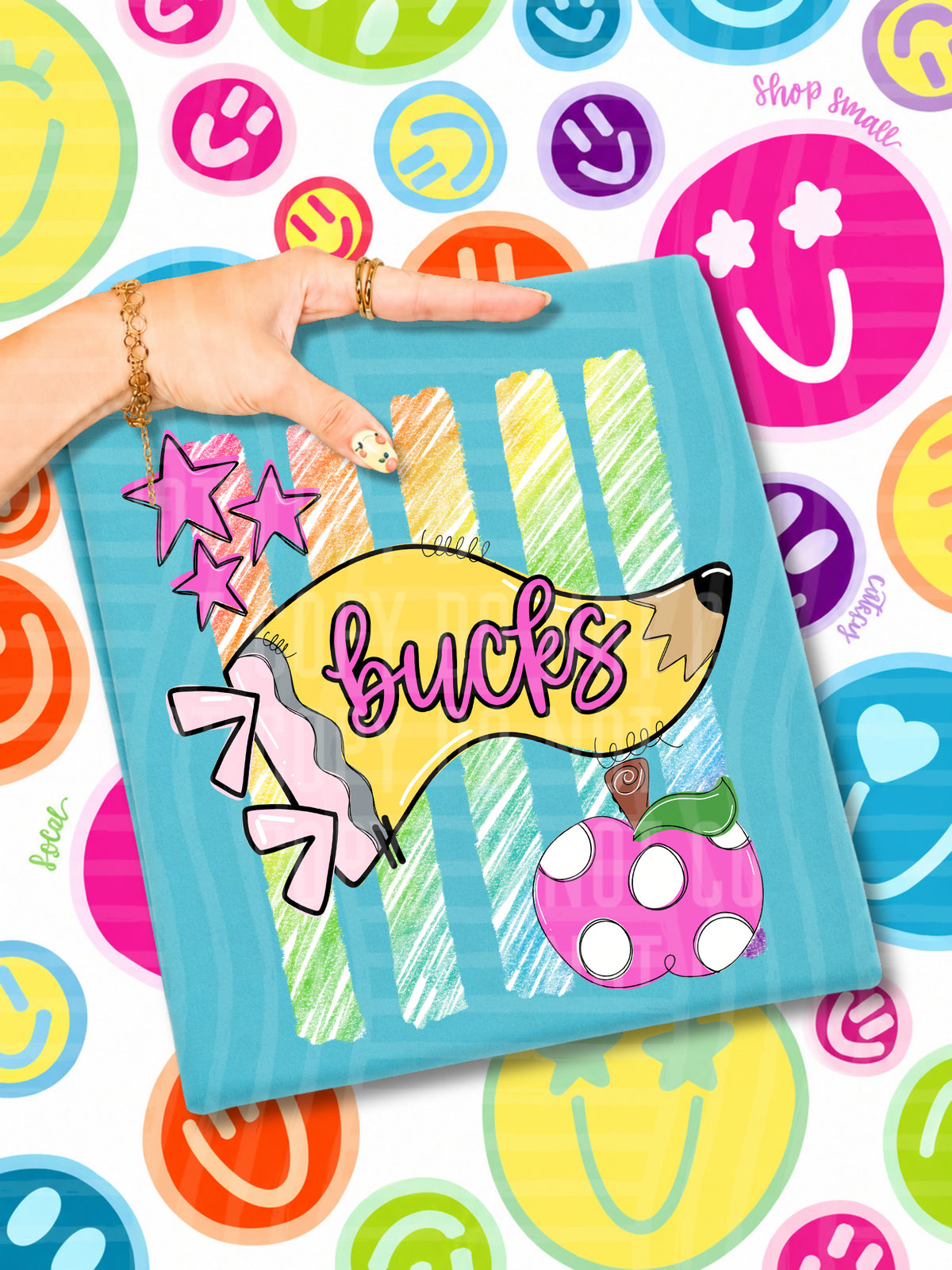 bucks pencil flag (CAPLINGER) DTF Transfer
