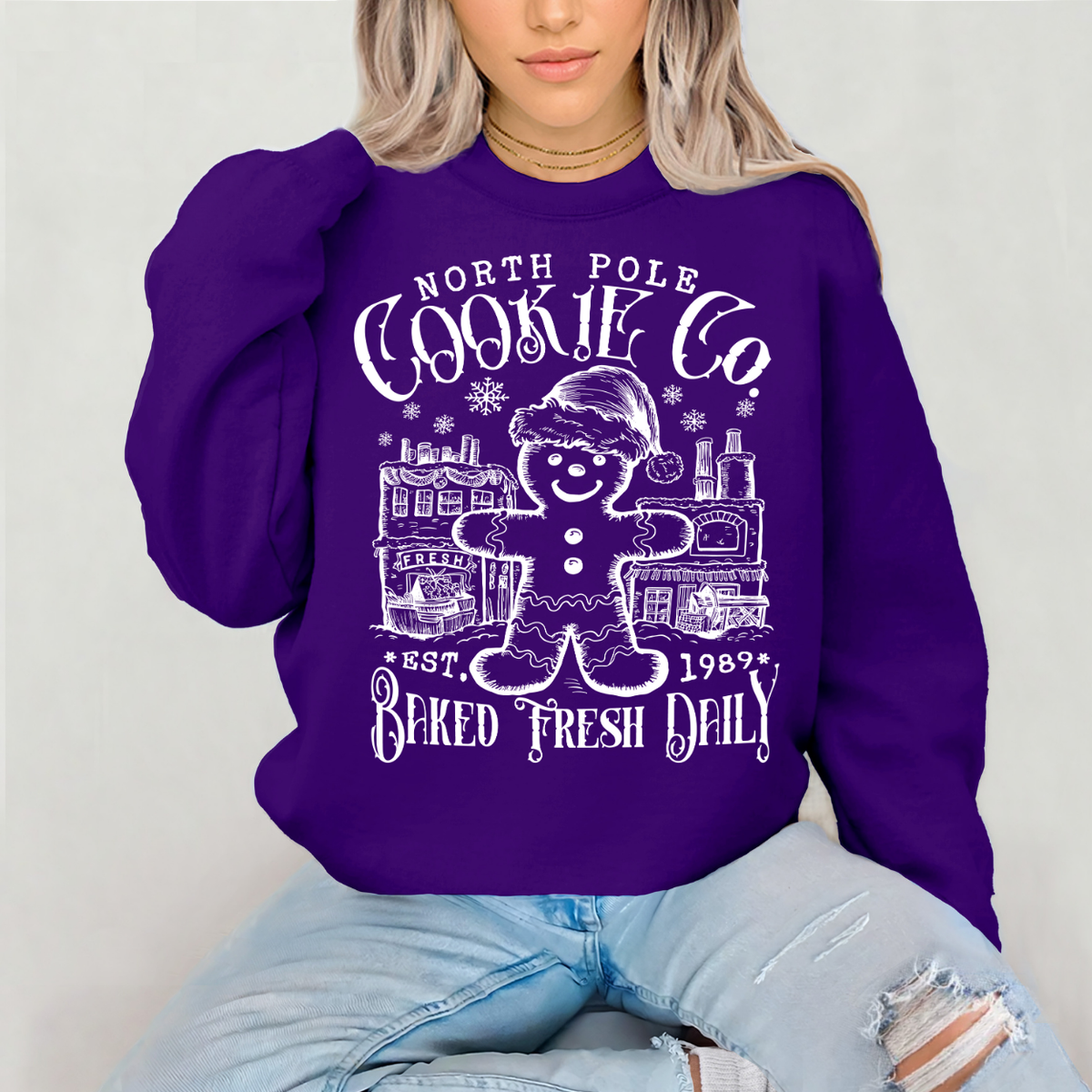 North Pole Cookie Co. (WHITE) 68351 DTF Transfer