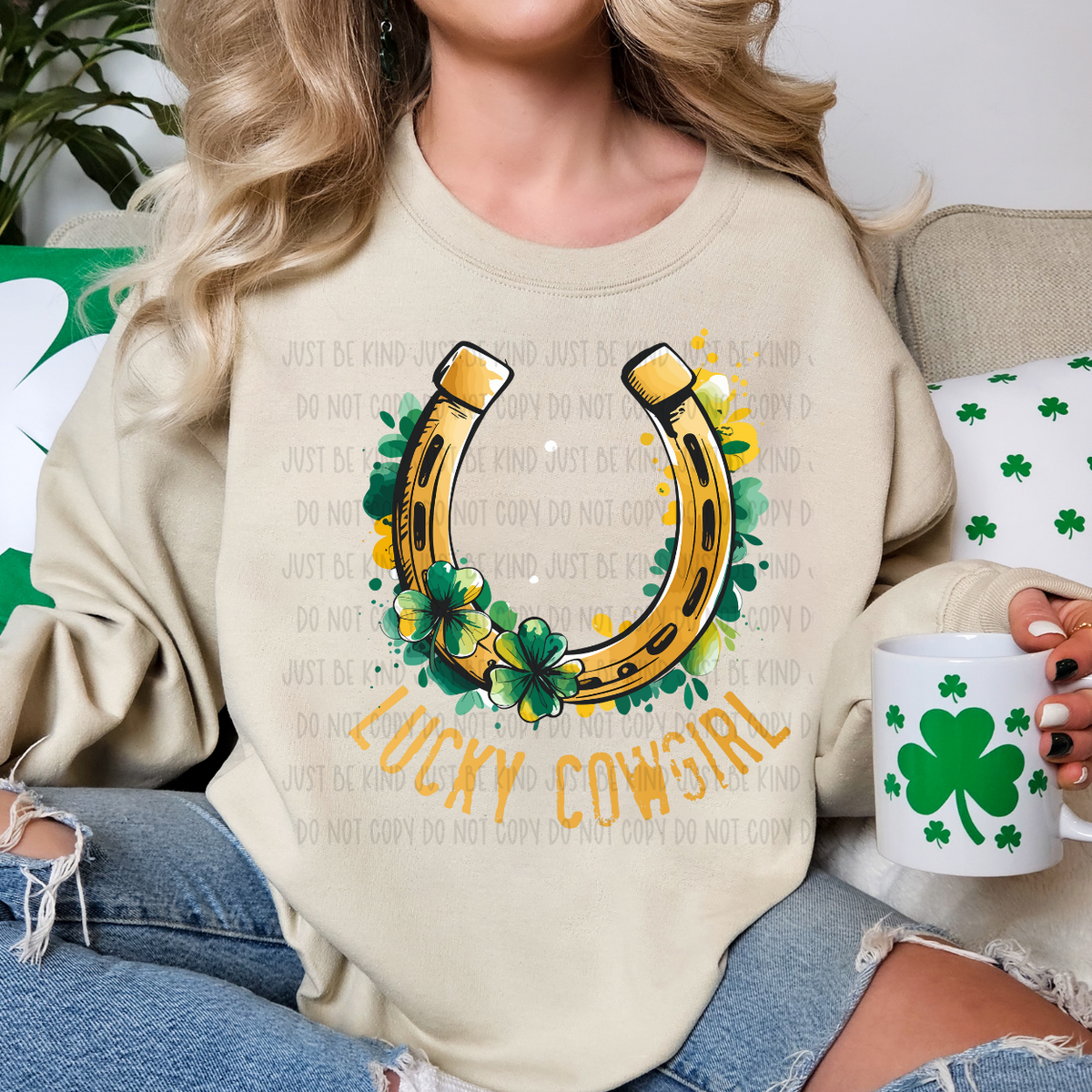 Lucky Cowgirl (KPI) 83563 DTF Transfer