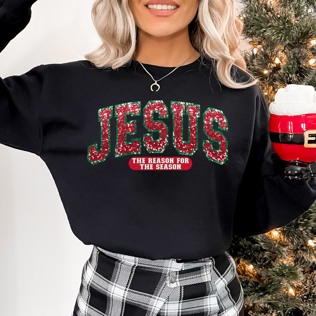 Jesus The Reason For The Season 68342 DTF Transfer