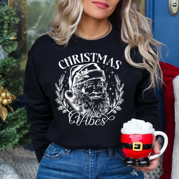 Christmas Vibes (White) 68361  DTF Transfer