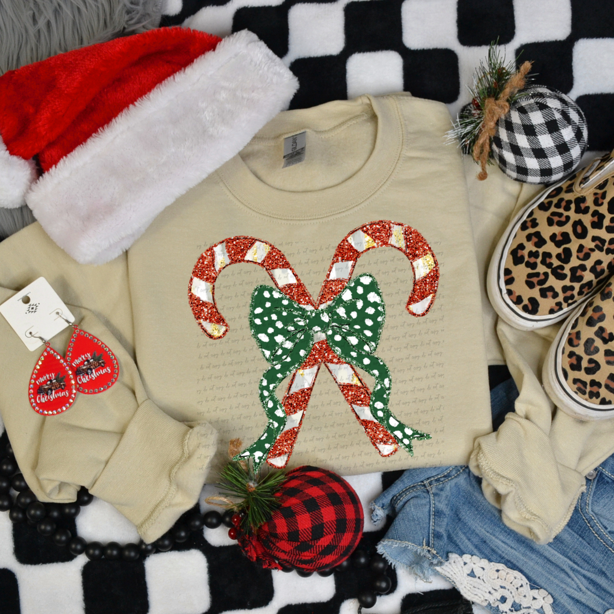 Coquette Candy Cane 68380 DTF Transfer