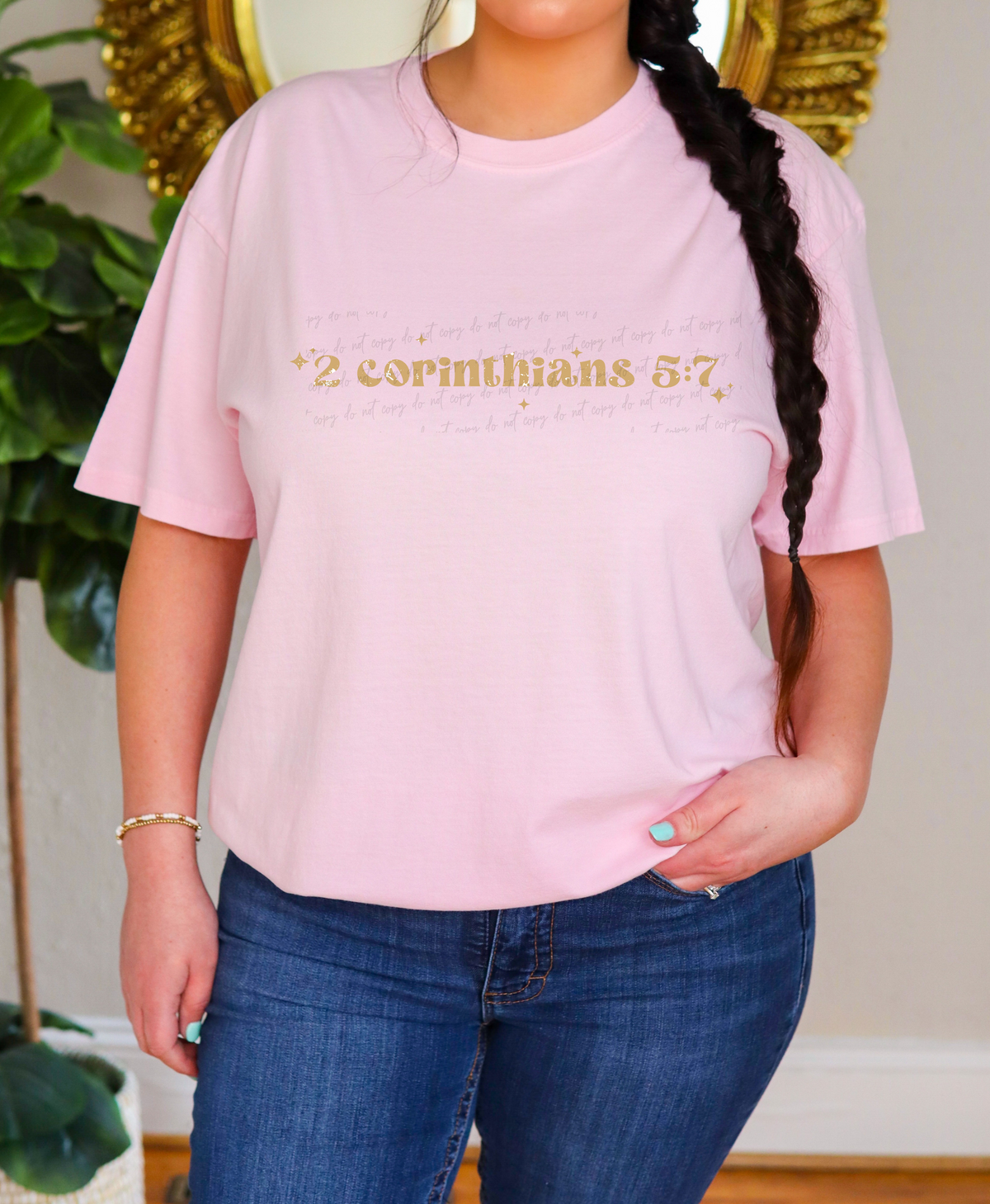 2 corinthians 5:7 28875 DTF Transfer