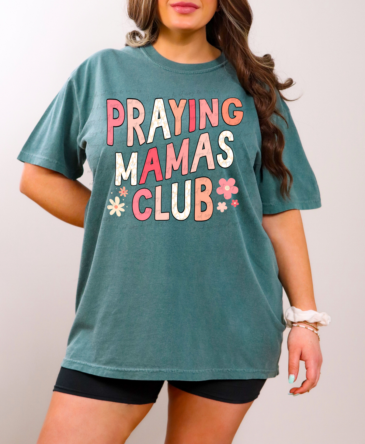 Praying mamas club groovy 28909 DTF Transfer