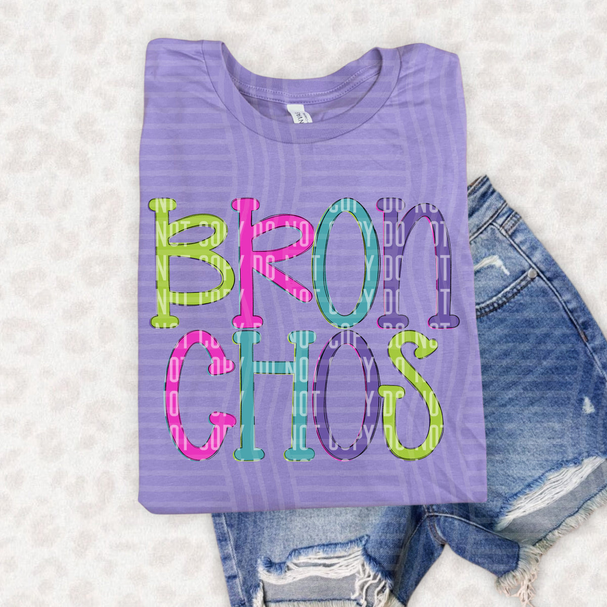 bronchos rainbow bold stacked (caplinger)