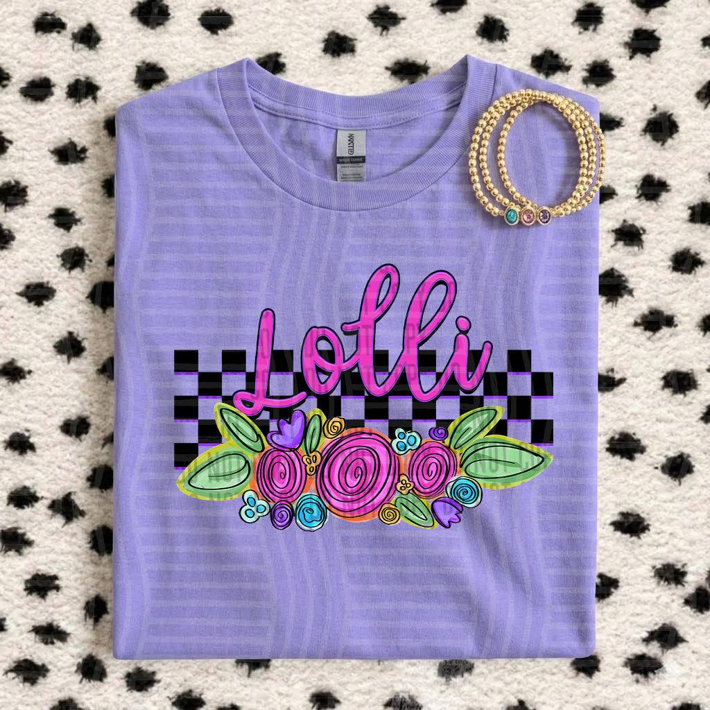 purple lolli (Caplinger) DTF Transfer